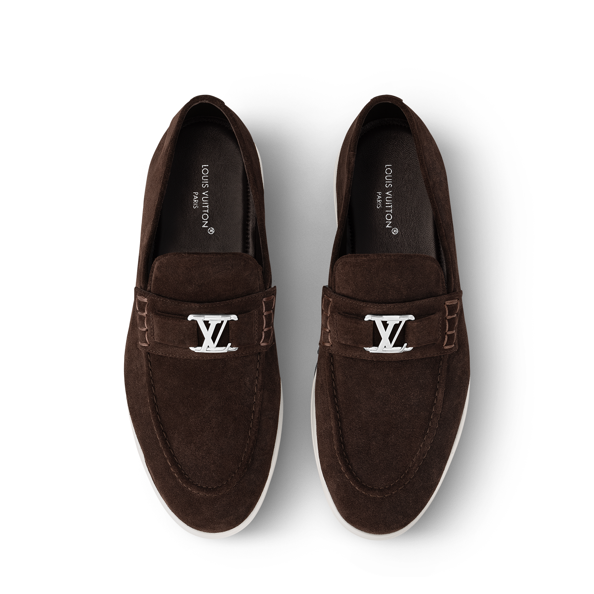 ゆ*か様 LOUIS VUITTON Suede Leather Shoes Loafer Estate - Sapatos | LOUIS VUITTON ®